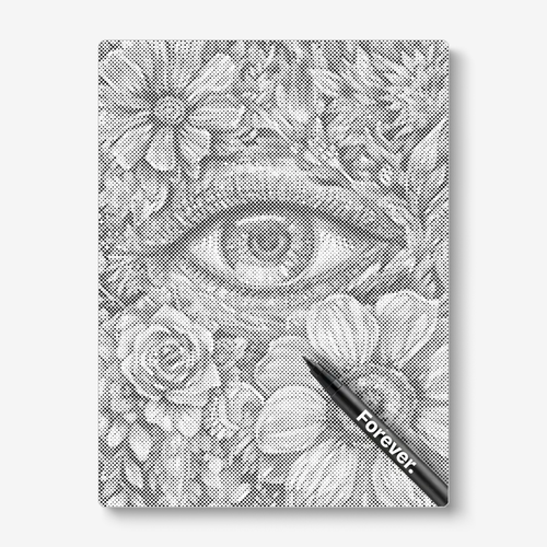 Eye With Flowers
