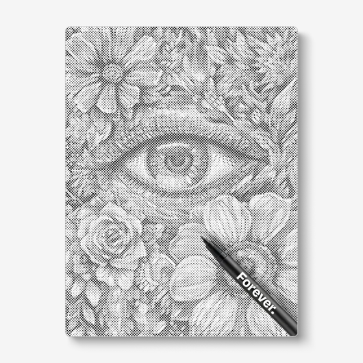 Eye With Flowers